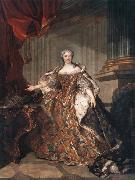 Louis Tocque Marie Leczinska, Queen of France Germany oil painting artist